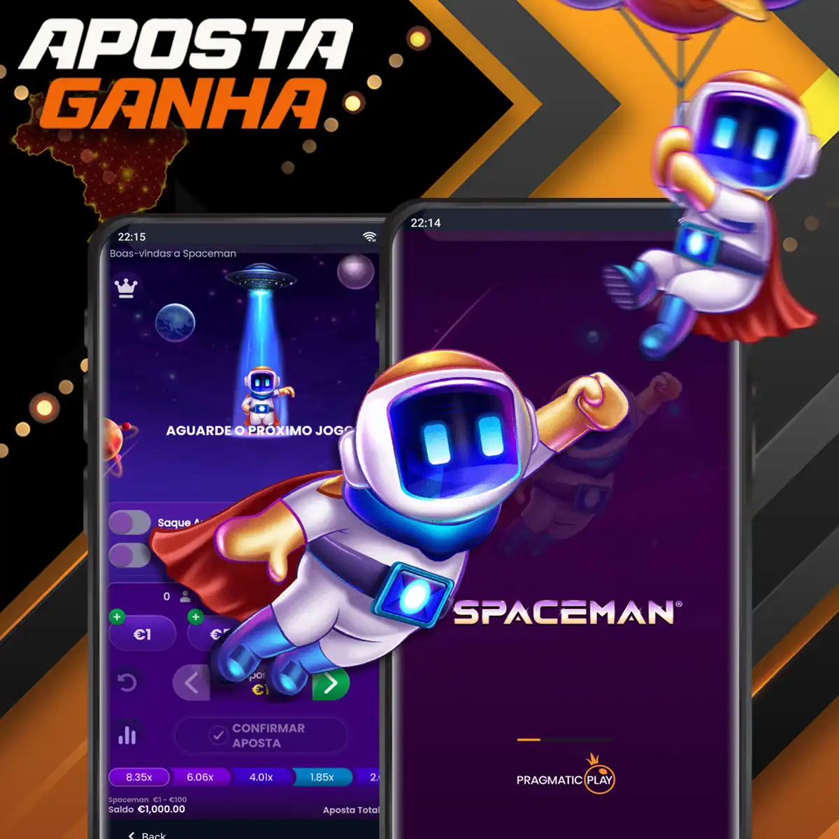 O popular jogo Speceman no Cassino Apocta Ganha app no Brasil